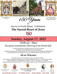 Sacred Heart of Jesus - 151st Anniversary Mass