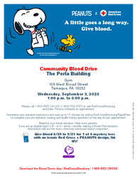 The Perla Building Community Blood Drive
