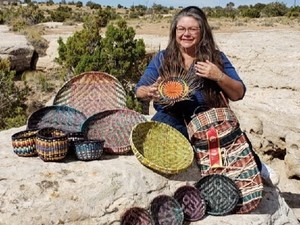 Wicker Plaque Weaving and Yucca Basket Demonstration