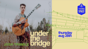 Josh Trimble under the bridge