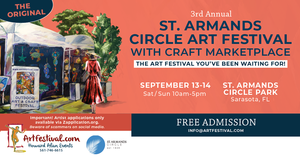 3rd Annual St. Armands Circle Art Festival with Craft Marketplace