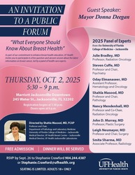 PUBLIC FORUM: What Everyone Should Know About Breast Health