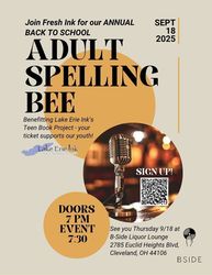 Adult Spelling Bee at the B Side Lounge