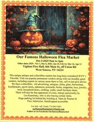 OUR FAMOUS HALLOWEEN FLEA MARKET