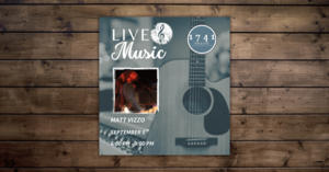 Friday Night Live Music Series Featuring Matt Vizzo at 1741 Pub & Grill