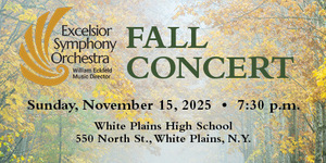 Excelsior Symphony Orchestra Fall Concert