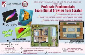 PROCREATE DIGITAL WORKSHOP FOR BEGINNERS