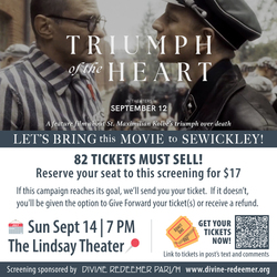 Triumph of the Heart - Crowdfunded screening in the Sewickley