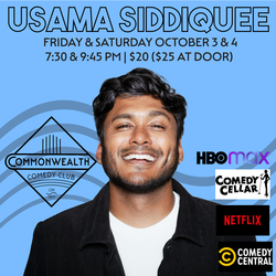 USAMA SIDDIQUEE presented by Commonwealth Comedy Club