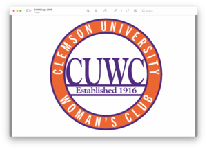 Clemson University Luncheon Program