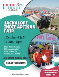 Children's Entrepreneur Market at the Jackalope Indie Artisan Fair