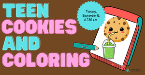 Teen Cookies and Coloring