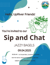 Coffee at Jazzy Bagels