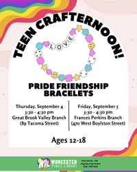 Teen Crafternoon - Pride Friendship Bracelets