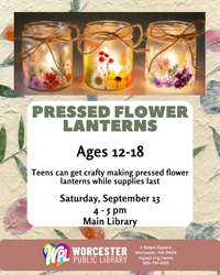 Pressed Flower Lanterns