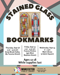 Faux Stained Glass Bookmarks