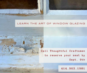 Window Glazing Workshop