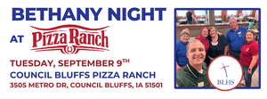 Bethany Night at Pizza Ranch