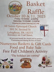 Fall Basket Raffle & Bake Sale Fundraiser