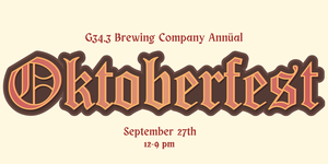 Oktoberfest at G34.3 Brewing