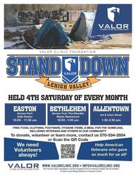 LEHIGH VALLEY STAND DOWN (EASTON) - VALOR Clinic Foundation