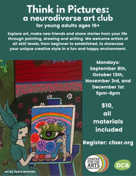 Think In Pictures: Neurodiverse Art Club for Young Adults