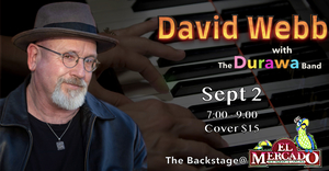Mega-talented keyboardist David Webb Headlines The Backstage with Durawa.