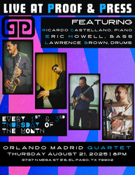 Orlando Madrid Jazz Quartet Live at Proof and Press