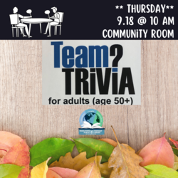 Team Trivia (Age 50+)
