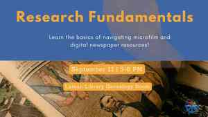Research Fundamentals: Microfilm & Newspapers