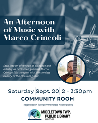 An Afternoon of Music with Marco Crincoli
