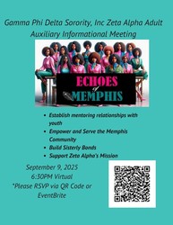 Gamma Phi Delta Sorority, Inc Zeta Alpha Adult Auxiliary Informational