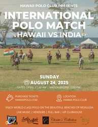 HAWAII POLO EVERY SUNDAY - Only 2 Polo Sundays Left!