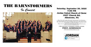 Free Concert: Barnstomers Men's Chorus