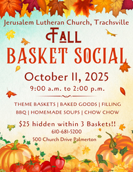 Fall Basket Social & Bake Sale