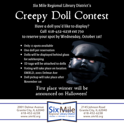Reserve Your Spot for SMRLD's Creepy Doll Contest