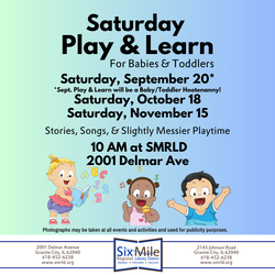 Saturday Play & Learn For Babies & Toddlers