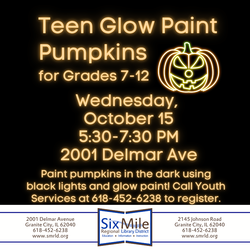 Teen Glow Paint Pumpkins