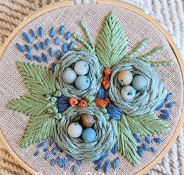 Handful of Stitches: Introduction to Embroidery Friday, 6:00 p.m. November 14th