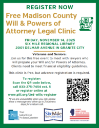 Free Madison County Will & Powers of Attorney Legal Clinic