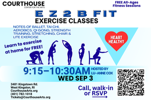 EZ 2 B Fit Exercise Class with Lu-Anne Cox 9/3/25 9:15-10AM