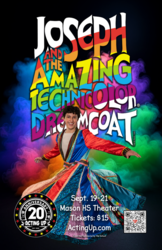 Acting Up Presents "Joseph and the Amazing Technicolor Dreamcoat" Sept 19-21 at Mason HS Theater