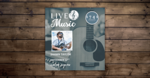 Friday Night Live Music Series Featuring Shawn Taylor at 1741 Pub & Grill
