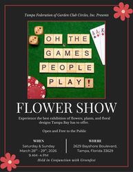 Tampa Garden Club Flower Show