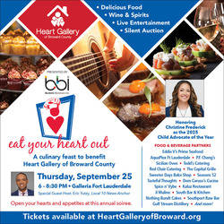 “Eat Your Heart Out” Culinary Feast to Benefit Heart Gallery of Broward County