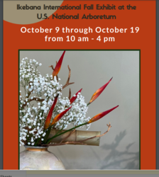 Ikebana International Fall Exhibit at the U.S. National Arboretum