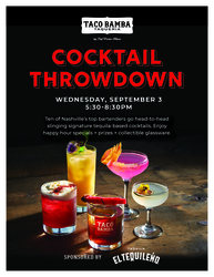 Bartender Competition at Taco Bamba in Green Hills