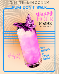 Trovador Inspirado Happy Hour Pool Party at White Limozeen