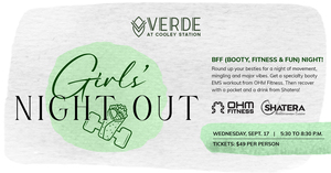 Girls Night Out with OHM Fitness and Shatara Mediterranean Cuisine at Verde
