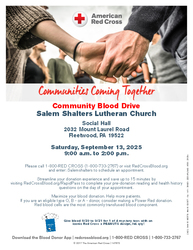 Salem Shalters Lutheran Church Community Blood Drive